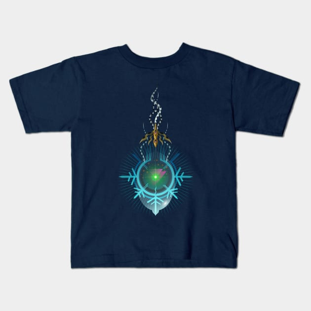CRYSTAL SNOW DROP 3 Kids T-Shirt by roombirth